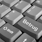 Abbildung - Pc-Tastatur mit Aufschrift "Betrug"